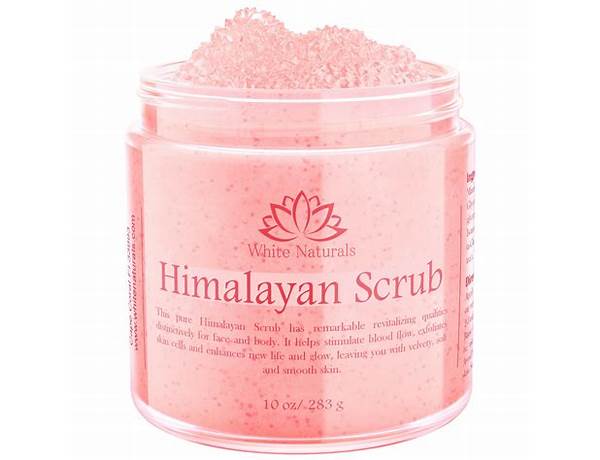 Himalaya pink salt scrub food facts