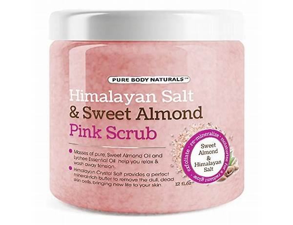 Himalaya pink salt scrub nutrition facts