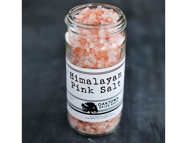 Himalayan pink salt ingredients