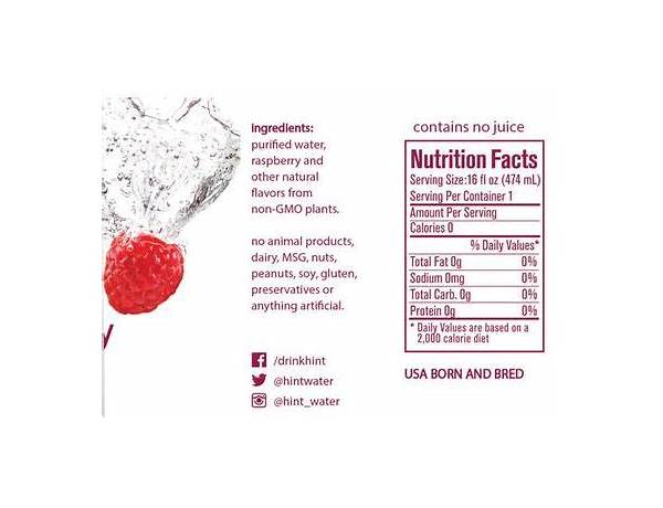 Hint food facts