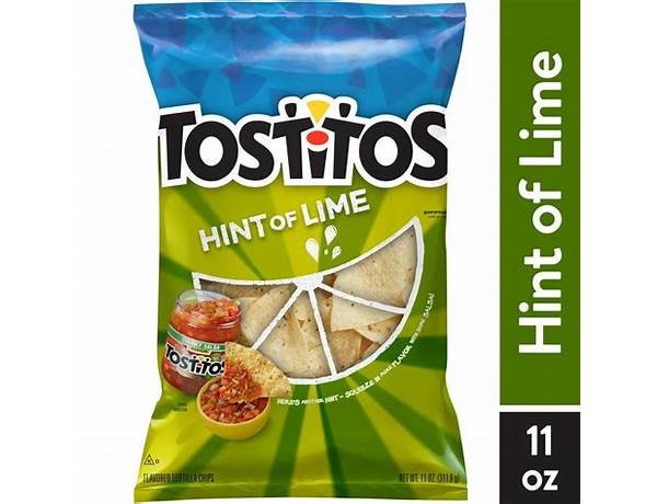 Hint of lime chips food facts
