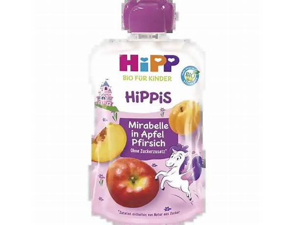 Hippis mirabelle in apfel pfirsch food facts