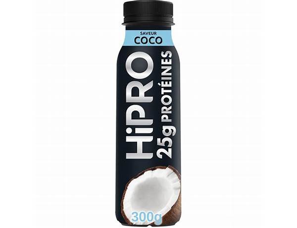 Hipro saveur coco nutrition facts
