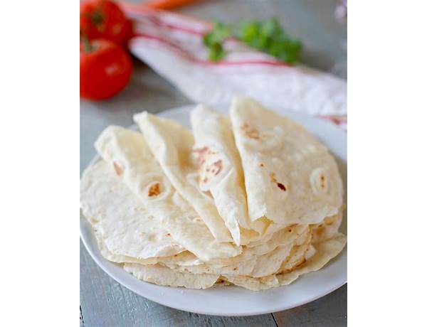 Homemade style flour tortillas food facts