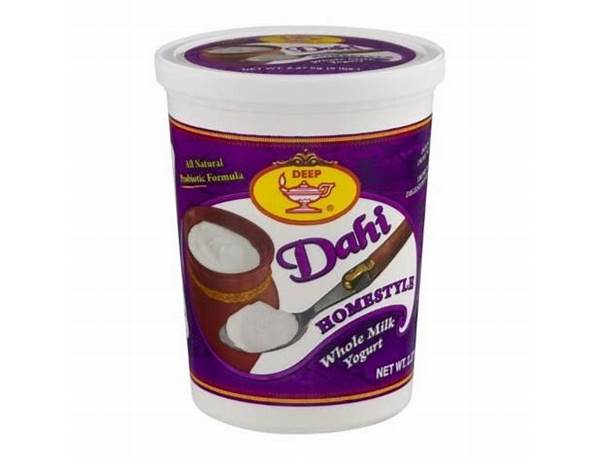Homestyle dahi nutrition facts