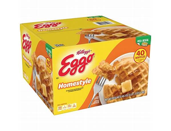 Homestyle waffles food facts