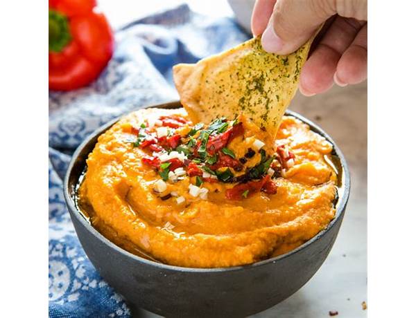 Hommus with roasted peppers food facts
