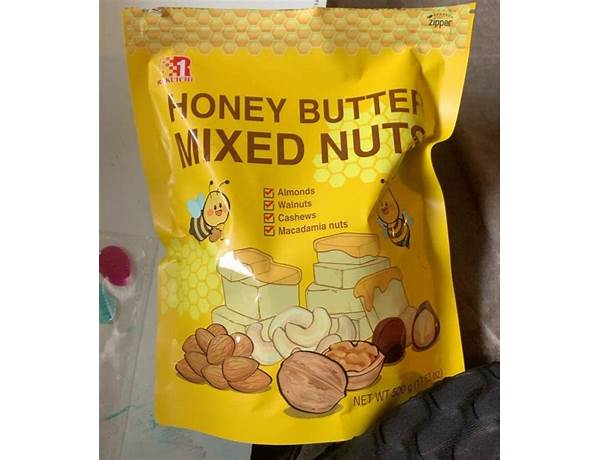 Honey butter mixed nuts food facts