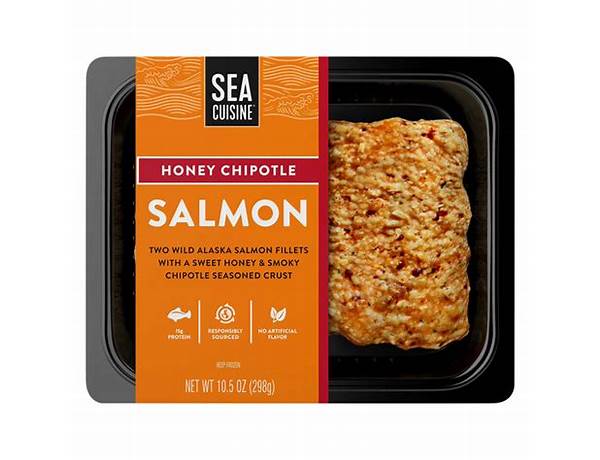 Honey chipotle two wild alaska salmon fillets food facts