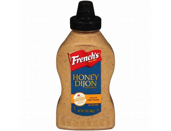 Honey dijon mustard squeeze bottle food facts