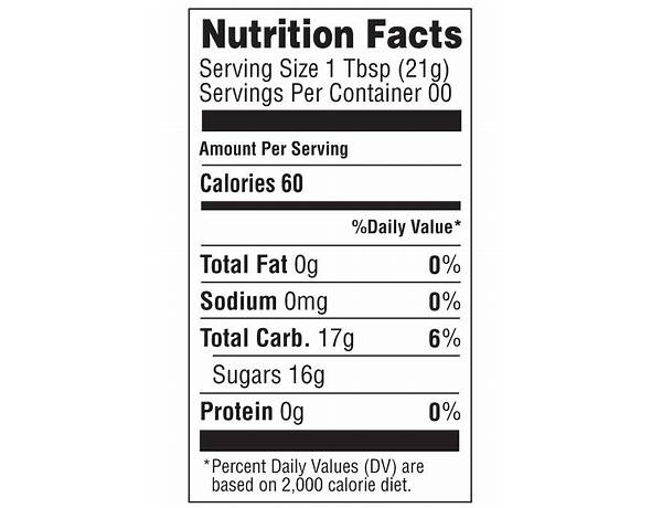 Honey gram nutrition facts