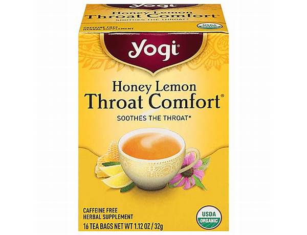 Honey lemon throat comfort ingredients