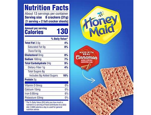 Honey maid nutrition facts