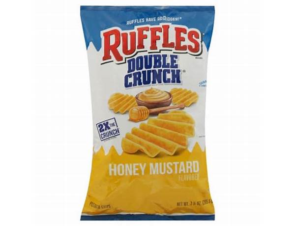 Honey mustard double crunch potato chips food facts