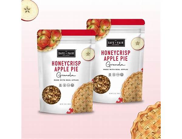 Honeycrisp apple pie granola food facts