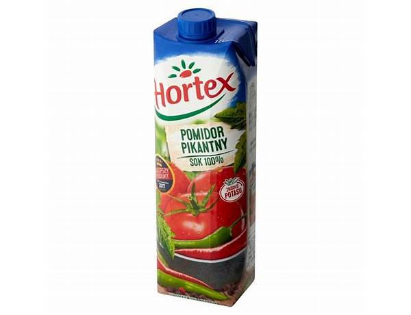 Hortex sok pomidorowy food facts