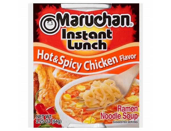 Hot chicken flavor ramen food facts