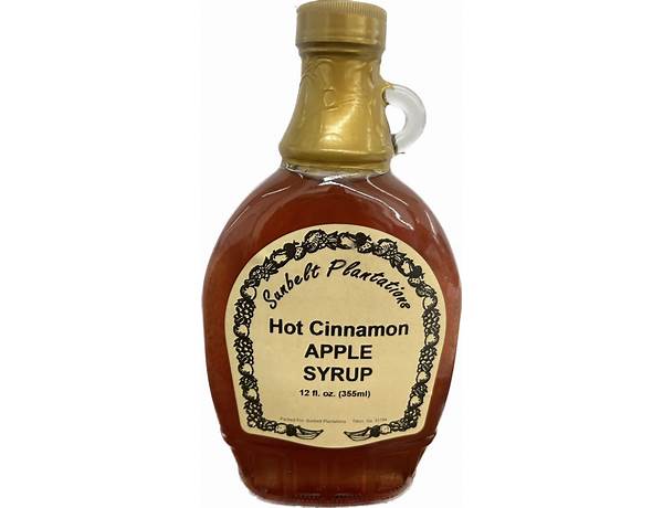 Hot cinnamon apple syrup food facts