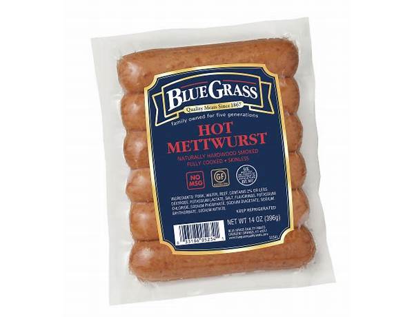 Hot mettwurst food facts