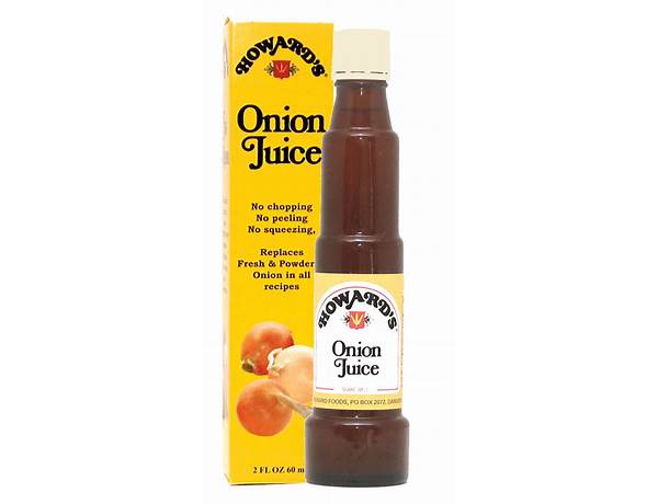 Howard's onion juice ingredients