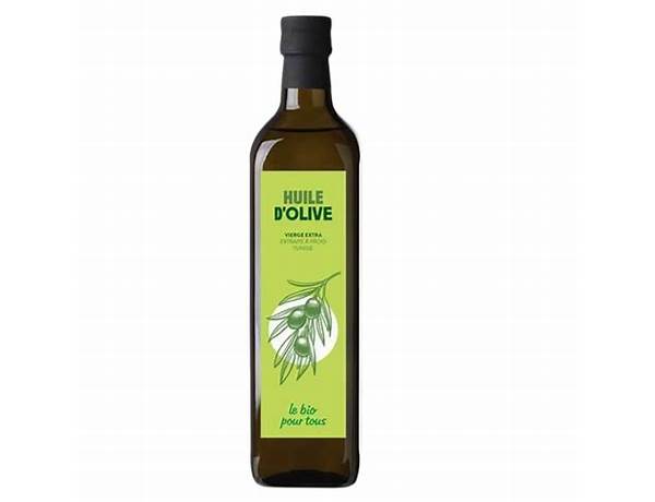 Huile d'olive vierge extra nutrition facts