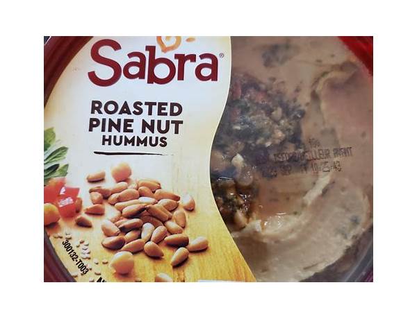 Hummus roasted pine nut w/more topping food facts