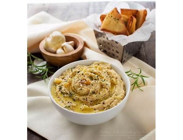 Hummus roated garlic food facts