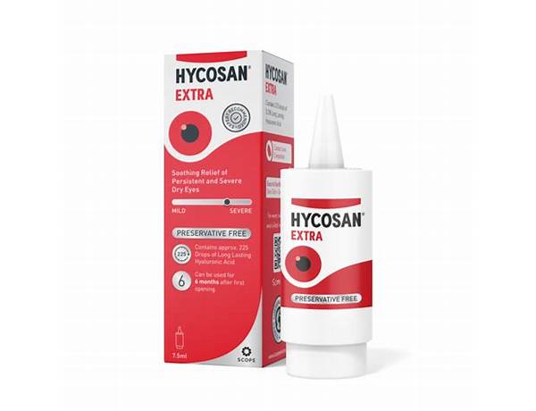 Hycosan extra nutrition facts