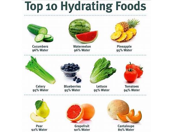 Hydrating body wash food facts