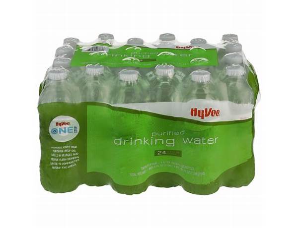 Hyvee drinking water food facts