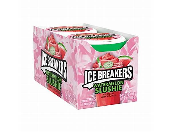 Ice breakers watermelon slushie food facts