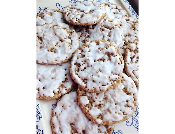 Iced oatmeal cookies food facts