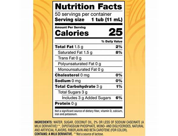 Id hazelnut creamer (singles) ingredients