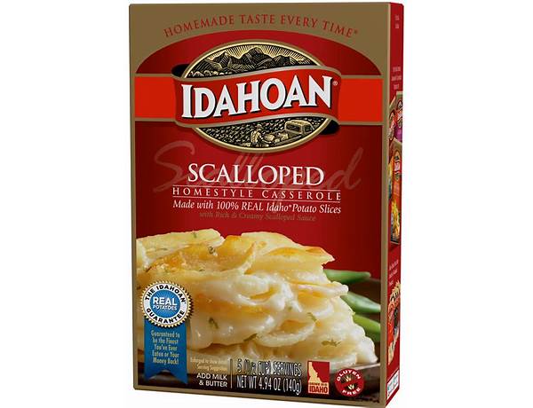 Idahoan, steakhouse, scalloped red potatoes food facts