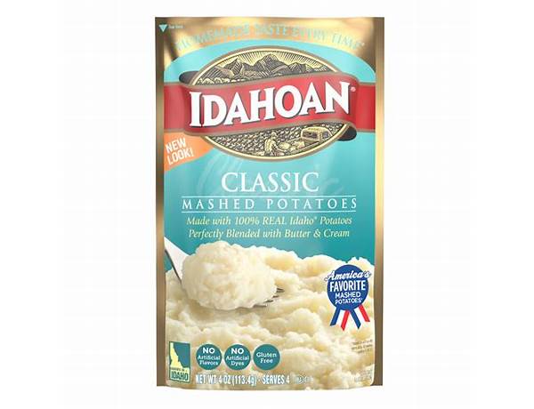 Idahoan classic mashed potatoes food facts