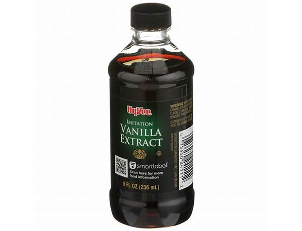 Imitation vanilla extract nutrition facts