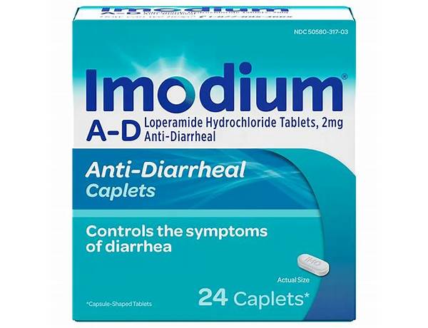 Immodium a-d nutrition facts