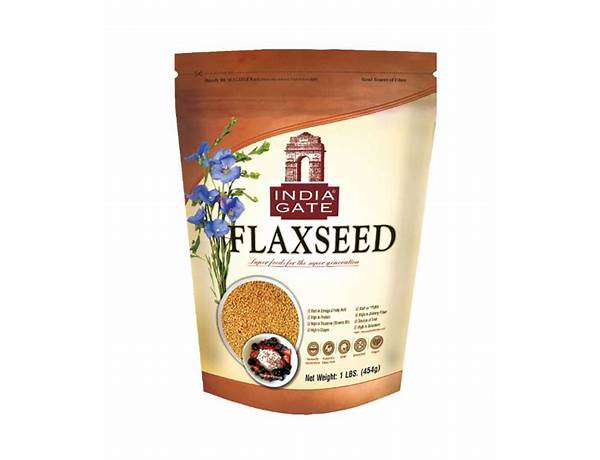 India gate flaxseed food facts