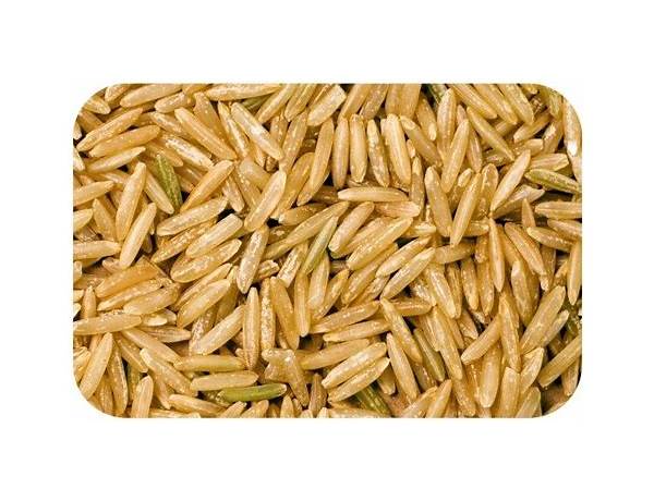 Indian basmati long gran brown rice food facts