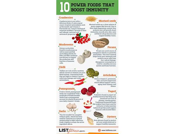 Inmune complex food facts
