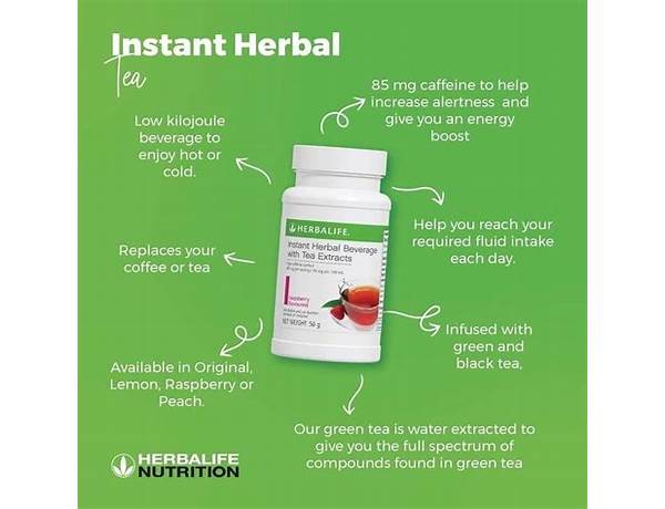 Instant herbal beverage food facts