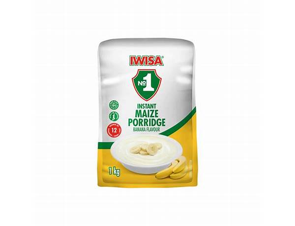 Instant maize porridge original flavour 1 kg nutrition facts