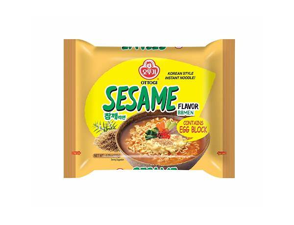 Instant noodle with soup base sesame flavour food facts