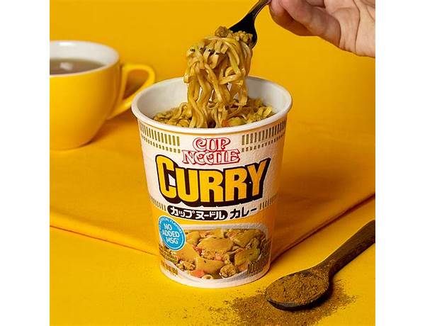 Instant noodles yellow curry flavor food facts