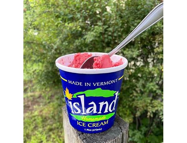 Island homemade ice cream food facts