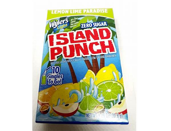 Island punch lemon lime paradise food facts