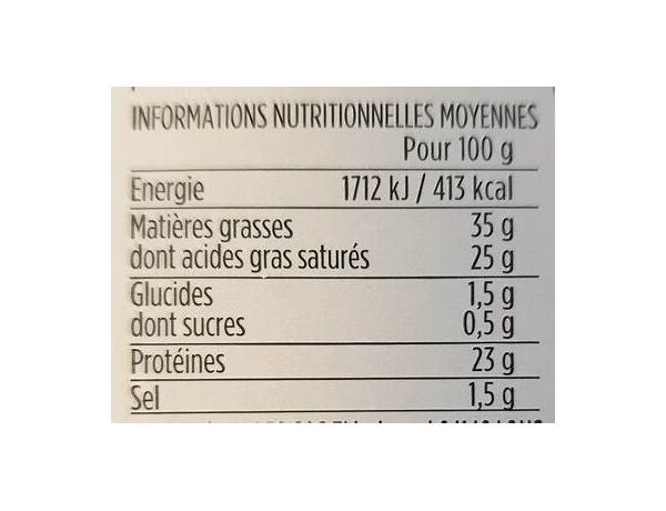 Issac iraty nutrition facts