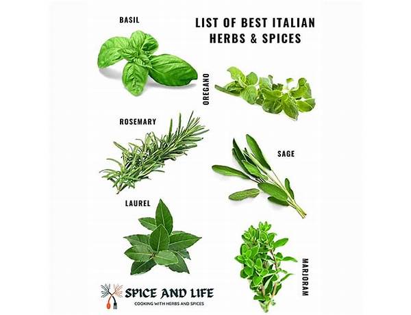 Italian herbs ingredients