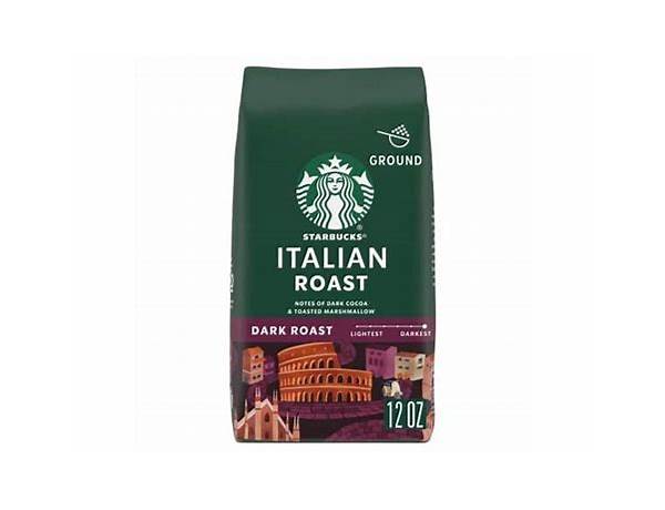 Italian roast ground coffee nutrition facts