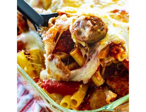 Italian sausage baked ziti food facts